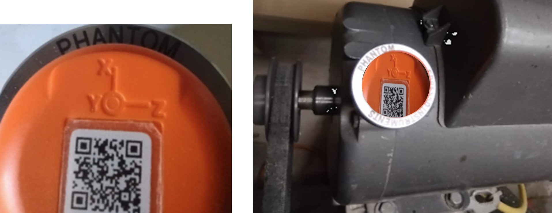 Axis orientation marker